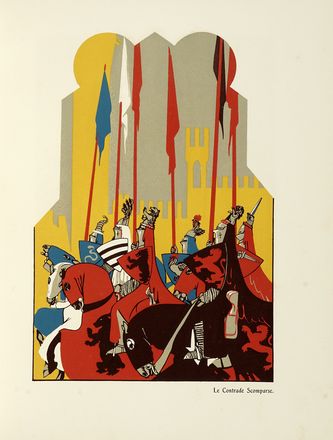  Misciattelli Piero : Il palio di Siena.  Duilio Cambellotti  (Roma, 1876 - 1960)  - Asta Libri, autografi e manoscritti - Libreria Antiquaria Gonnelli - Casa d'Aste - Gonnelli Casa d'Aste