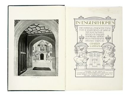  Latham Charles : In English Homes. The internal character furniture & adornments of some of the most notable houses of England...  - Asta Libri, autografi e manoscritti - Libreria Antiquaria Gonnelli - Casa d'Aste - Gonnelli Casa d'Aste