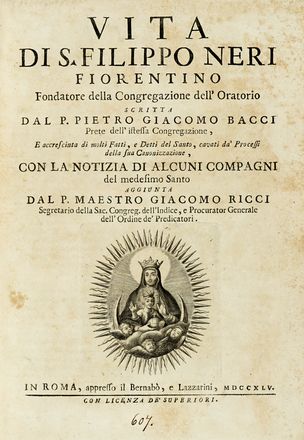  Benivieni Girolamo : Opere [...] novissimamente rivedute et da molti errori espurgate con una canzona dello amor celeste & divino... Letteratura, Biografia, Storia, Diritto e Politica  Pietro Giacomo Bacci  - Auction Books, autographs & manuscripts - Libreria Antiquaria Gonnelli - Casa d'Aste - Gonnelli Casa d'Aste