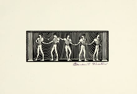  Benvenuto Disertori  (Trento, 1887 - Milano, 1969) : Figure.  - Asta Arte Moderna e Contemporanea - Libreria Antiquaria Gonnelli - Casa d'Aste - Gonnelli Casa d'Aste