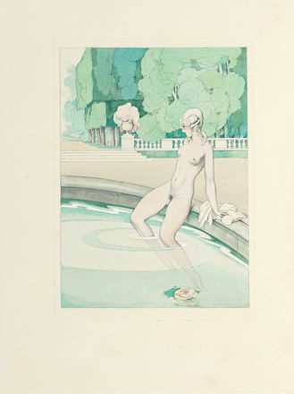  Boylesve Ren : La Leon d?Amour dans un Parc. Illustration en couleurs de Brunelleschi. Erotica, Letteratura francese, Figurato, Letteratura, Letteratura, Collezionismo e Bibliografia  Umberto Brunelleschi  (Montemurlo, 1879 - Parigi, 1949)  - Auction Books, autographs & manuscripts - Libreria Antiquaria Gonnelli - Casa d'Aste - Gonnelli Casa d'Aste