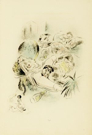  Pia Pascal : La semaine secrte de Sapho illustre de huit gravures colories   [..]