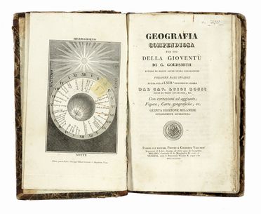  Goldsmith G. : Geografia compendiosa per uso della giovent [...] versione dall'inglese fatta [...] da Luigi Bossi. Geografia e viaggi, Figurato, Collezionismo e Bibliografia  Luigi Bossi  - Auction Books, autographs & manuscripts - Libreria Antiquaria Gonnelli - Casa d'Aste - Gonnelli Casa d'Aste