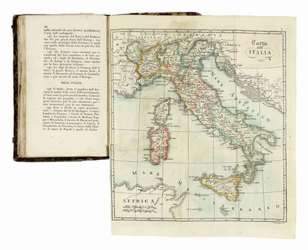  Goldsmith G. : Geografia compendiosa per uso della giovent [...] versione dall'inglese fatta [...] da Luigi Bossi. Geografia e viaggi, Figurato, Collezionismo e Bibliografia  Luigi Bossi  - Auction Books, autographs & manuscripts - Libreria Antiquaria Gonnelli - Casa d'Aste - Gonnelli Casa d'Aste