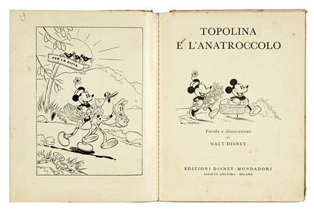  Disney Walter : Topolina e l'anatroccolo. Topolino nel circo.  - Asta Libri, autografi e manoscritti - Libreria Antiquaria Gonnelli - Casa d'Aste - Gonnelli Casa d'Aste