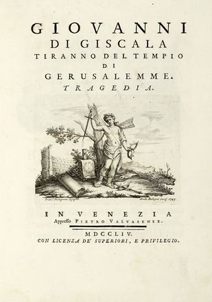  Tasso Torquato : Il Goffredo, ovvero la Gerusalemme liberata. Letteratura italiana,  [..]
