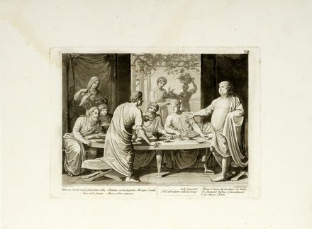  Horatius Flaccus Quintus : Satira V Traduzione italiana con rami allusivi. Bodoni,  [..]