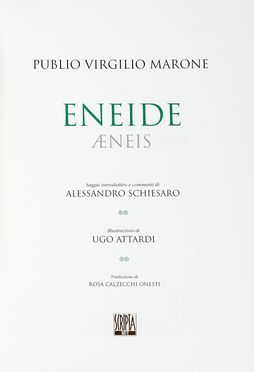  Vergilius Maro Publius : Eneide [...]. Illustrazioni di Ugo Attardi.  Ugo Attardi  (Sori, 1923 - Roma, 2006)  - Asta Libri, autografi e manoscritti - Libreria Antiquaria Gonnelli - Casa d'Aste - Gonnelli Casa d'Aste