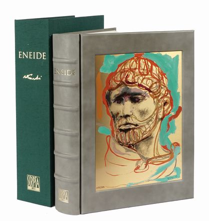  Vergilius Maro Publius : Eneide [...]. Illustrazioni di Ugo Attardi.  Ugo Attardi  (Sori, 1923 - Roma, 2006)  - Asta Libri, autografi e manoscritti - Libreria Antiquaria Gonnelli - Casa d'Aste - Gonnelli Casa d'Aste