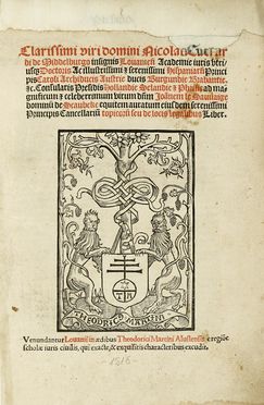  Everardus Nicolaus : Topicorum seu de locis legalibus liber.  - Asta Libri, autografi  [..]