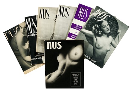  Steiner Andr [e altri] : 7 numeri della rivista Nus, in prima edizione. Periodici  [..]