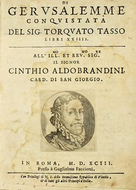  Tasso Torquato : Di Gerusalemme conquistata. Letteratura italiana, Letteratura  [..]