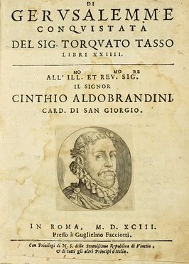  Tasso Torquato : Di Gerusalemme conquistata.  - Asta Libri, autografi e manoscritti - Libreria Antiquaria Gonnelli - Casa d'Aste - Gonnelli Casa d'Aste