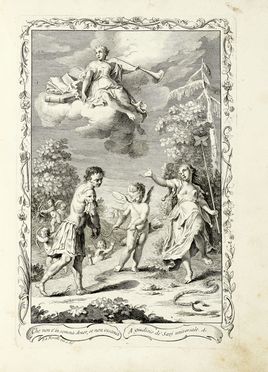  Ariosto Ludovico : Orlando furioso. Tomo I (-IV).  Pietro Antonio Novelli  (Venezia, 1729 - 1804), Giuliano Zuliani, Ferdinando Fambrini  (attivo a Lucca, 1764 ? 1780, ), Giacomo Leonardis  (1723 - 1794)  - Asta Libri, autografi e manoscritti - Libreria Antiquaria Gonnelli - Casa d'Aste - Gonnelli Casa d'Aste