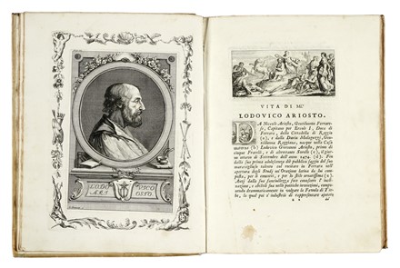  Ariosto Ludovico : Orlando furioso. Tomo I (-IV).  Pietro Antonio Novelli  (Venezia, 1729 - 1804), Giuliano Zuliani, Ferdinando Fambrini  (attivo a Lucca, 1764 ? 1780, ), Giacomo Leonardis  (1723 - 1794)  - Asta Libri, autografi e manoscritti - Libreria Antiquaria Gonnelli - Casa d'Aste - Gonnelli Casa d'Aste