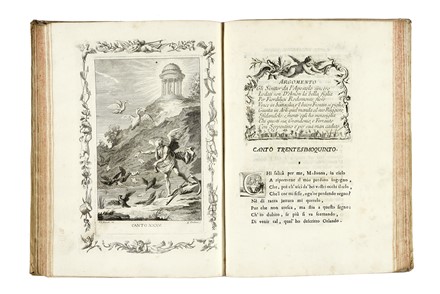  Ariosto Ludovico : Orlando furioso. Tomo I (-IV). Letteratura italiana, Figurato, Letteratura, Collezionismo e Bibliografia  Pietro Antonio Novelli  (Venezia, 1729 - 1804), Giuliano Zuliani, Ferdinando Fambrini  (attivo a Lucca, 1764 ? 1780, ), Giacomo Leonardis  (1723 - 1794)  - Auction Books, autographs & manuscripts - Libreria Antiquaria Gonnelli - Casa d'Aste - Gonnelli Casa d'Aste