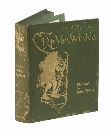  Irving Washington : Rip Van Winkle [...] with drawings by Arthur Rackham. Illustrati  [..]