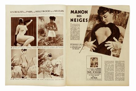  Jacques Serge [e altri] : 11 numeri della rivista Les beauts de Paris et de Hollywood.  [..]