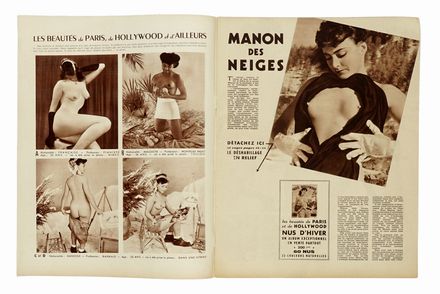  Jacques Serge [e altri] : 11 numeri della rivista Les beauts de Paris et de Hollywood.  Serge de Sazo, Zoltn Glass, Andr (de) Dienes  - Asta Libri, autografi e manoscritti - Libreria Antiquaria Gonnelli - Casa d'Aste - Gonnelli Casa d'Aste