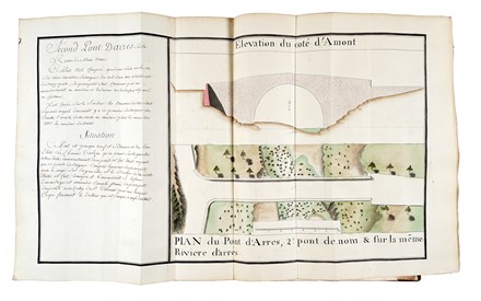 Recoeuil des plans des ponts situs dans le diocse D[']alais (Als).  - Asta Libri, autografi e manoscritti - Libreria Antiquaria Gonnelli - Casa d'Aste - Gonnelli Casa d'Aste