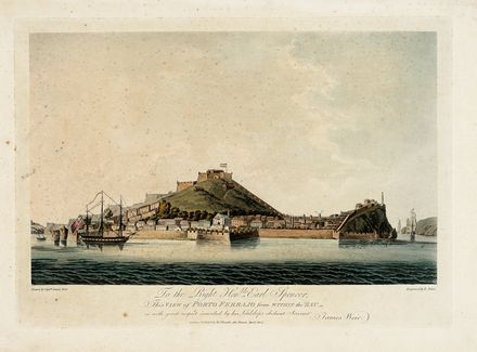  Francis Jukes  (Martley,, 1745 - Londra,, 1812) : Quattro vedute di Portoferraio.  - Asta Libri, autografi e manoscritti - Libreria Antiquaria Gonnelli - Casa d'Aste - Gonnelli Casa d'Aste