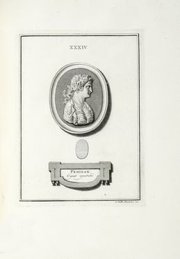  Gori Antonio Francesco : Dactyliotheca Smithiana. Volumen primum gemmarum ectypa... (-Volumen alterum historiam glyptographicam).  - Asta Libri, autografi e manoscritti - Libreria Antiquaria Gonnelli - Casa d'Aste - Gonnelli Casa d'Aste