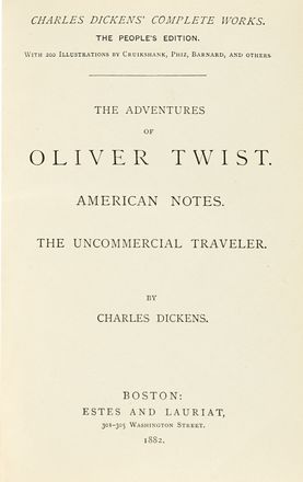  Dickens Charles : Complete Works, The People's edition with 200 illustrations by Cruikshank, Phiz, Barnard, and others. Letteratura inglese, Illustrati per l'infanzia, Letteratura, Letteratura  - Auction Books, autographs & manuscripts - Libreria Antiquaria Gonnelli - Casa d'Aste - Gonnelli Casa d'Aste