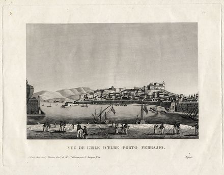  Benjamin Rees Davies  (Londra,, 1789 - 1872), Robert Bowyer  (Portsmouth,, 1758 - 1834) : Map of the Island of Elba - PORTO FERRAJO.  - Asta Libri, autografi e manoscritti - Libreria Antiquaria Gonnelli - Casa d'Aste - Gonnelli Casa d'Aste