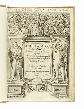  Argoli Andrea : De diebus criticis, et de aegrorum decubitu libri duo. (-liber  [..]