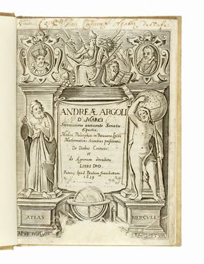  Argoli Andrea : De diebus criticis, et de aegrorum decubitu libri duo. (-liber secundus). Scienze tecniche e matematiche, Astrologia, Occultismo  - Auction Books, autographs & manuscripts - Libreria Antiquaria Gonnelli - Casa d'Aste - Gonnelli Casa d'Aste