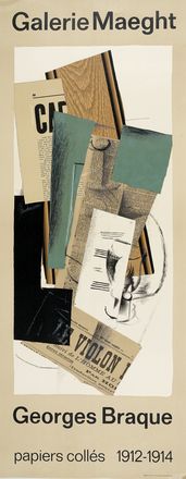  Braque Georges : Galerie Maeght. La Libert des Mers. La Libert des Mers par Pierre Reverdy - Georges Braque et livres illustrs rcents.  - Asta Libri, autografi e manoscritti - Libreria Antiquaria Gonnelli - Casa d'Aste - Gonnelli Casa d'Aste