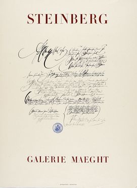  Steinberg Saul : Galerie Maeght. Steinberg. Incisione, Arte  Henri (de) Toulouse-Lautrec  (Albi, 1864 - Malrom, 1901)  - Auction Books, autographs & manuscripts - Libreria Antiquaria Gonnelli - Casa d'Aste - Gonnelli Casa d'Aste