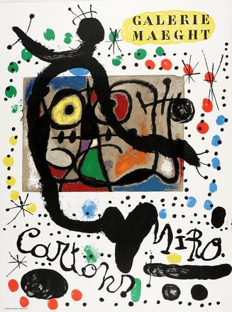  Miró Joan : Lotto composto di 4 manifesti di Miró.  - Asta Libri, autografi e manoscritti - Libreria Antiquaria Gonnelli - Casa d'Aste - Gonnelli Casa d'Aste