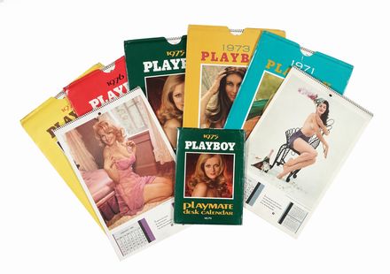 Lotto di 13 calendari Playboy.  - Asta Libri, autografi e manoscritti - Libreria  [..]