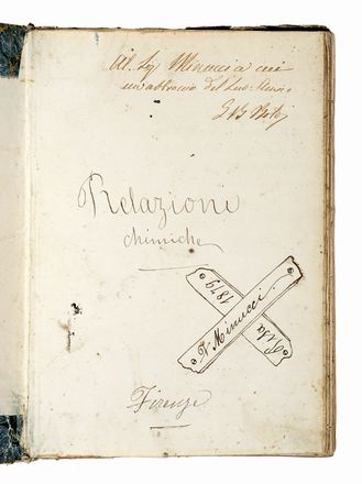 Due manoscritti di argomento scientifico / industriale e chimico. Chimica, Scienze tecniche e matematiche  - Auction Books, autographs & manuscripts - Libreria Antiquaria Gonnelli - Casa d'Aste - Gonnelli Casa d'Aste