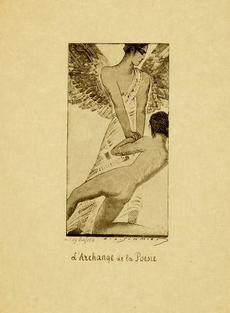  Imbert Jos : Lueurs et pnombre. Florilge [...] Avec un Hors Texte en enluminure du matre peintre et graveur F.-L. Schmied. Libro d'Artista  Franois-Louis Schmied  (Ginevra, 1873 - Tahanaout, 1941)  - Auction Books, autographs & manuscripts - Libreria Antiquaria Gonnelli - Casa d'Aste - Gonnelli Casa d'Aste