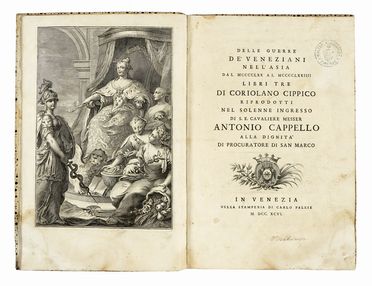  Cippico Coriolano : Delle guerre de Veneziani nell'Asia dal 1470 al 1474 libri  [..]