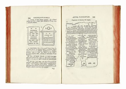  Gori Antonio Francesco : Inscriptiones antiquae in Etruriae urbibus exstantes.  [..]