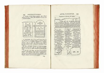  Gori Antonio Francesco : Inscriptiones antiquae in Etruriae urbibus exstantes. Pars prima (- tertia).  - Asta Libri, autografi e manoscritti - Libreria Antiquaria Gonnelli - Casa d'Aste - Gonnelli Casa d'Aste