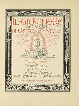  Wilde Oscar : Il Giovine Re. The Young King [...]. Illustrazioni di Bruno Da Osimo.  [..]