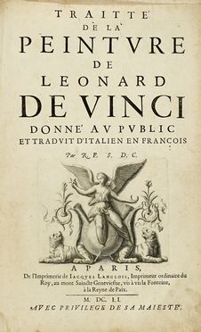  Leonardo da Vinci : Traitté de la peinture.  - Asta Libri, autografi e manoscritti  [..]