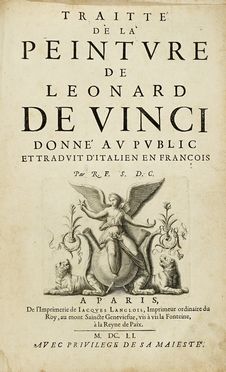  Leonardo da Vinci : Traitt de la peinture. Arte, Storia, Figurato, Storia, Diritto e Politica, Collezionismo e Bibliografia  - Auction Books, autographs & manuscripts - Libreria Antiquaria Gonnelli - Casa d'Aste - Gonnelli Casa d'Aste