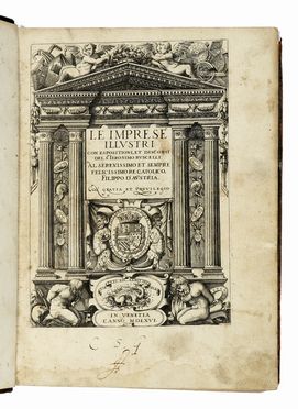  Ruscelli Girolamo : Le imprese illustri con espositioni, et discorsi...  Domenico  [..]