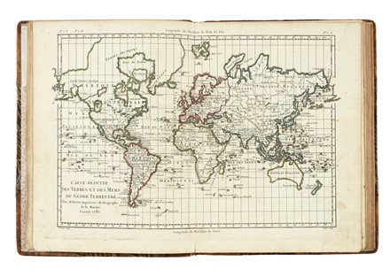  Grenet (abb) : Atlas portatif recueil des cartes choisies extraites de l'Atlas generale [...] dresss avec exactitude par Bonne.  Rigobert Bonne  (Raucourt, Ardenne, 1727 - Parigi, 1795)  - Asta Libri, autografi e manoscritti - Libreria Antiquaria Gonnelli - Casa d'Aste - Gonnelli Casa d'Aste