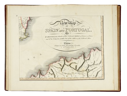  Mentelle Edm : Map of Spain and Portugal. Cartografia, Geografia e viaggi  Pierre-Gilles Chanlaire  (Wassy,, 1758 - Parigi,, 1817)  - Auction Books, autographs & manuscripts - Libreria Antiquaria Gonnelli - Casa d'Aste - Gonnelli Casa d'Aste