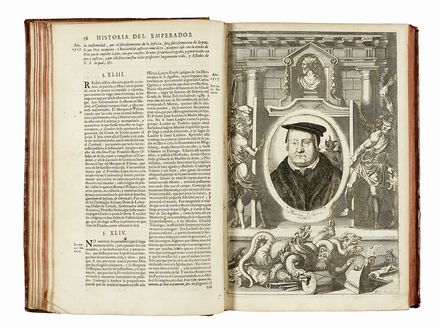  Sandoval Prudencio (de) : Historia de la vida y hechos del emperador Carlos V por el fray Prudencio de Sandoval... Primera (-secunda) parte.  - Asta Libri, autografi e manoscritti - Libreria Antiquaria Gonnelli - Casa d'Aste - Gonnelli Casa d'Aste