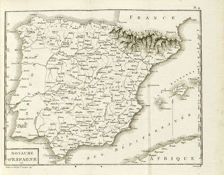 Laborde de Alexandre : Atlas de l'itinéraire descriptif de l'Espagne.  - Asta Libri,  [..]