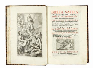 Biblia sacra vulgatae editionis... Pars prima (-altera).  - Asta Libri, autografi e manoscritti - Libreria Antiquaria Gonnelli - Casa d'Aste - Gonnelli Casa d'Aste