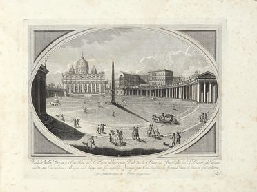  Amici Domenico : Nuova raccolta delle vedute antiche e moderne di Roma disegnate  [..]