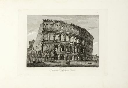  Amici Domenico : Nuova raccolta delle vedute antiche e moderne di Roma disegnate  [..]